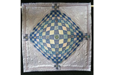 As seen at the Festival of Quilts - Celtic Orb by Hazel Earl