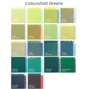 Colourshott Greens Labelled Sample Swatch