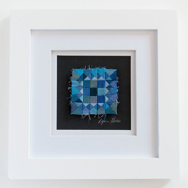 Framed Multicolor 2.5 inch square Minis by Lynn Carson Harris