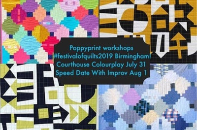 Expert teaching at Festival of Quilts: Krista Hennebury