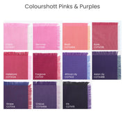 Colourshott Pinks & Purples Labelled Sample Swatch