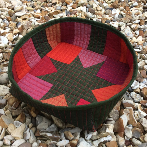 Star Bright Bowl Ruby Reds by Helen Butcher