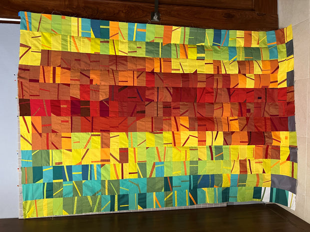 Temperature Quilt by Mary Menzer