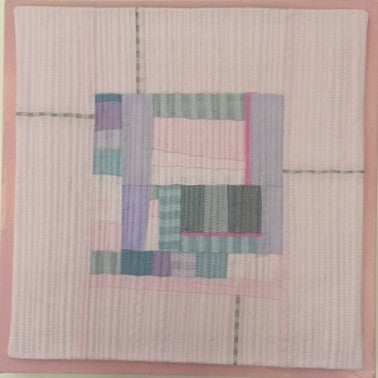 Four small wall quilts by Heather Hasthorpe